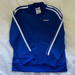 Adidas zip up track jacket size 6